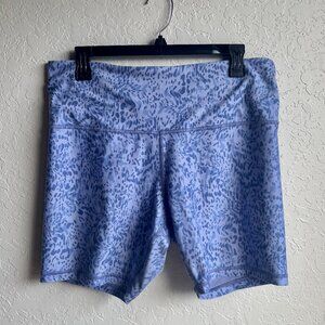 Athleta Elation 7" Short, Liquid Petals Victorian Periwinkle, 1X